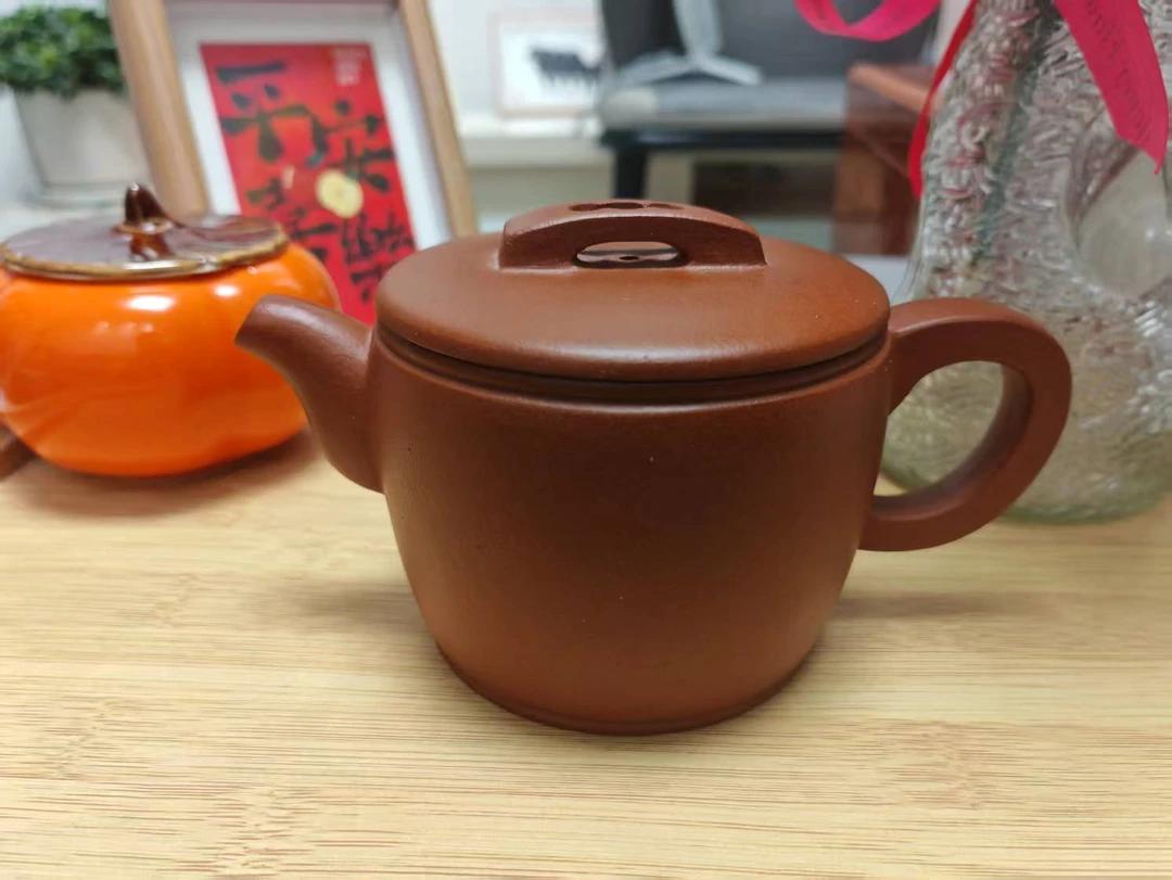 50目紫泥汉瓦紫砂壶茶壶（传统壶型）汉瓦壶紫砂茶壶