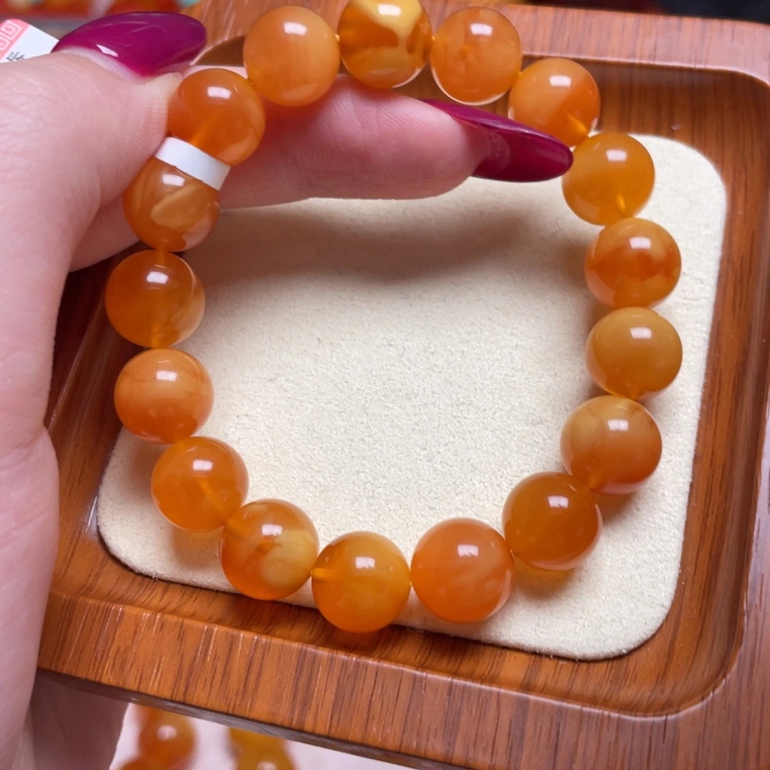 蜜蜡未镶嵌手链手串