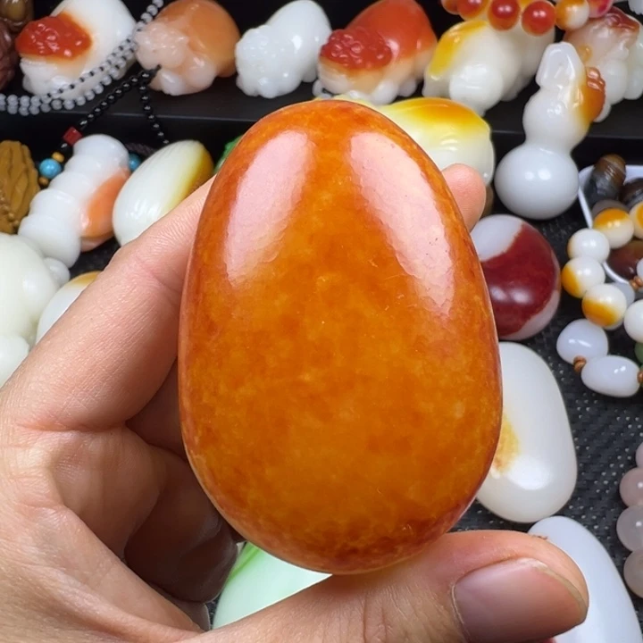 新疆戈壁五彩石金丝