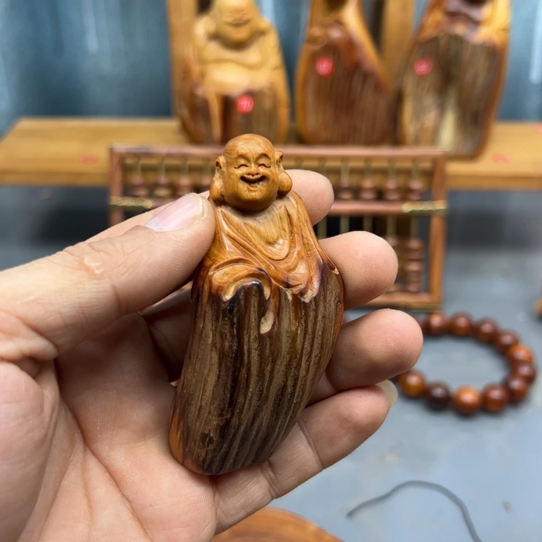 浩****木崖柏木摆件手把件