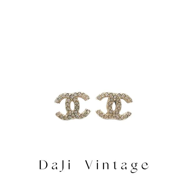 大吉中古/Chanel香奈儿满钻耳钉