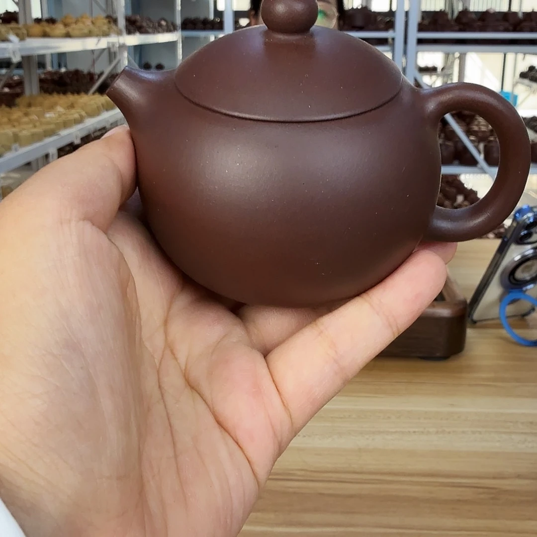 茶壶紫砂黄龙山原矿羊角山紫泥150