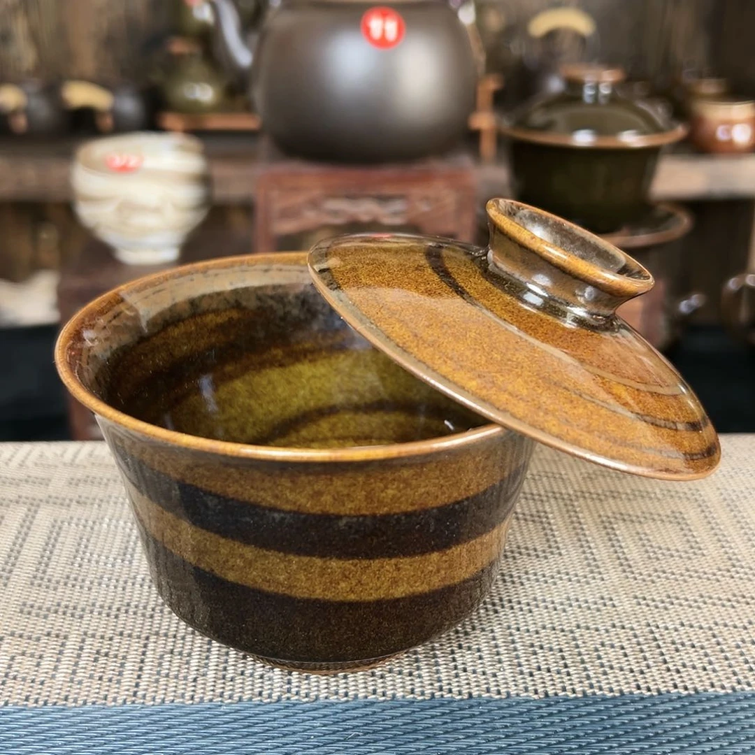 纯手工制作两才盖碗