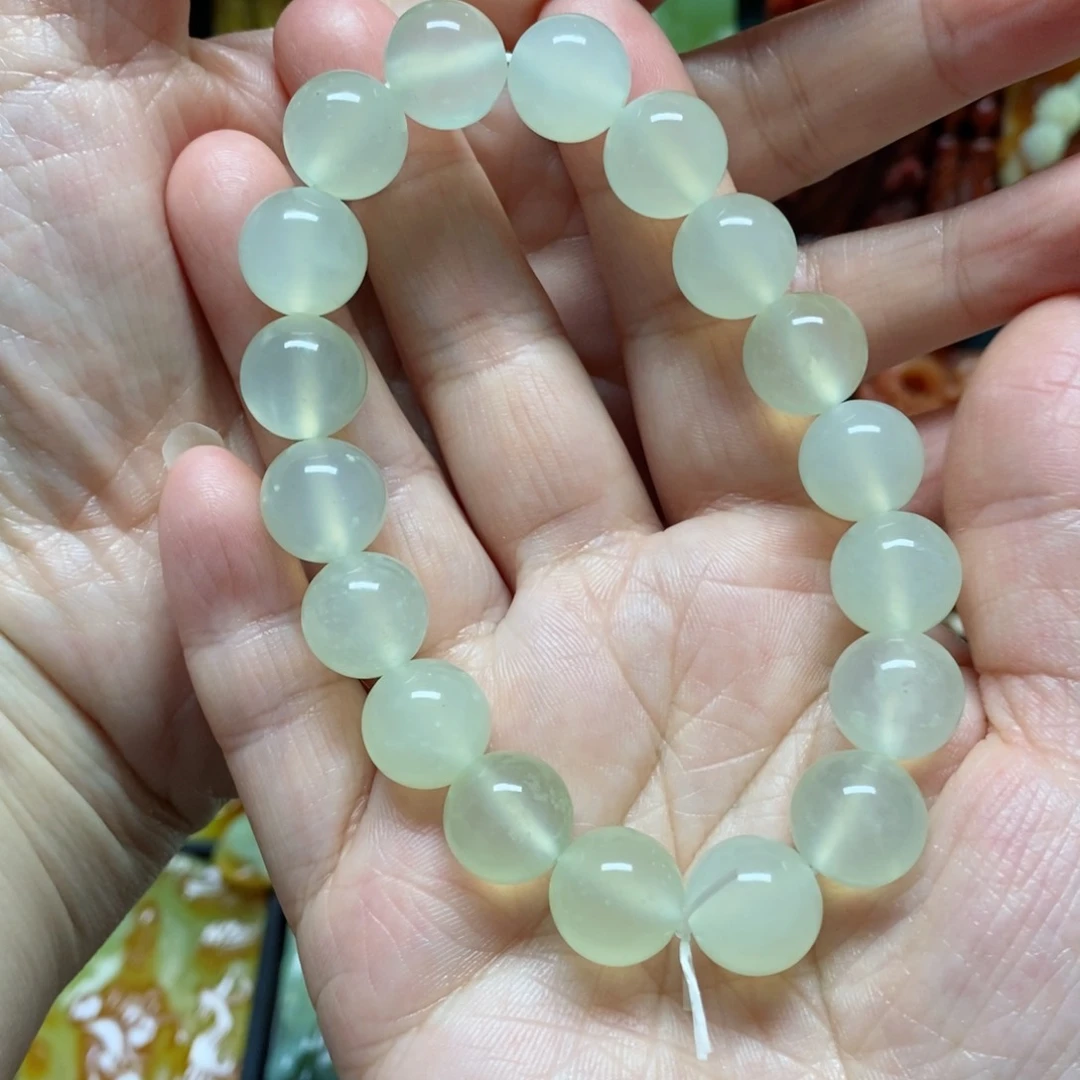 蛇纹石玉手链未镶嵌