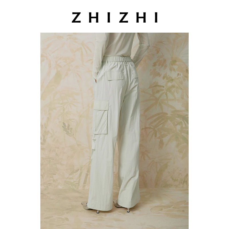 致知 景缃云 休闲工装裤女25新款宽松阔腿ZZ2ESWKY010