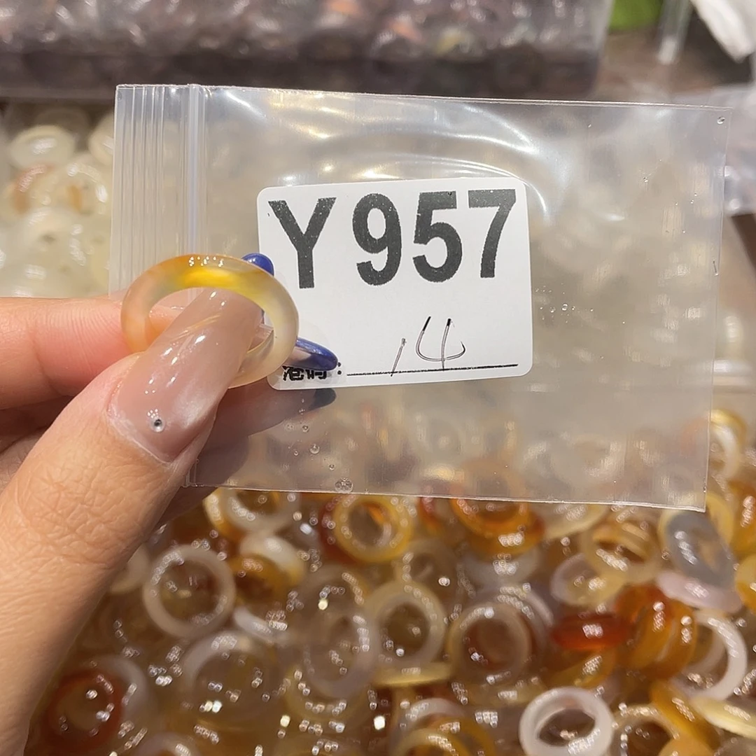 玛瑙/玉髓未镶嵌戒指957