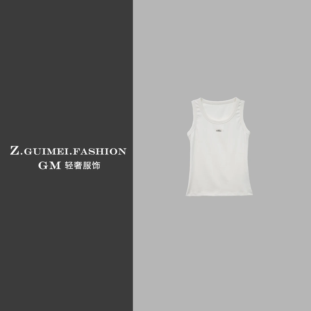 【肆姐高定】极简百搭无袖背心T恤X3093