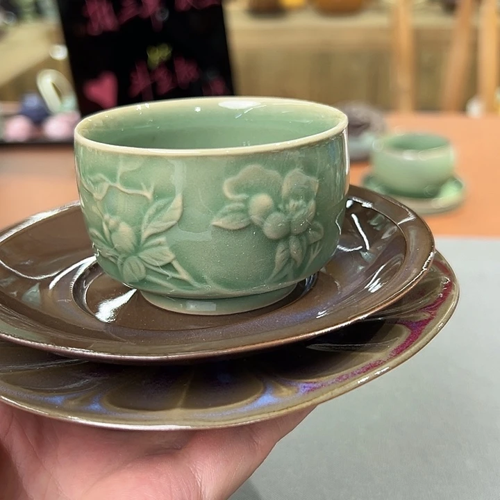 Z**?龙泉敬悦青瓷品茗杯