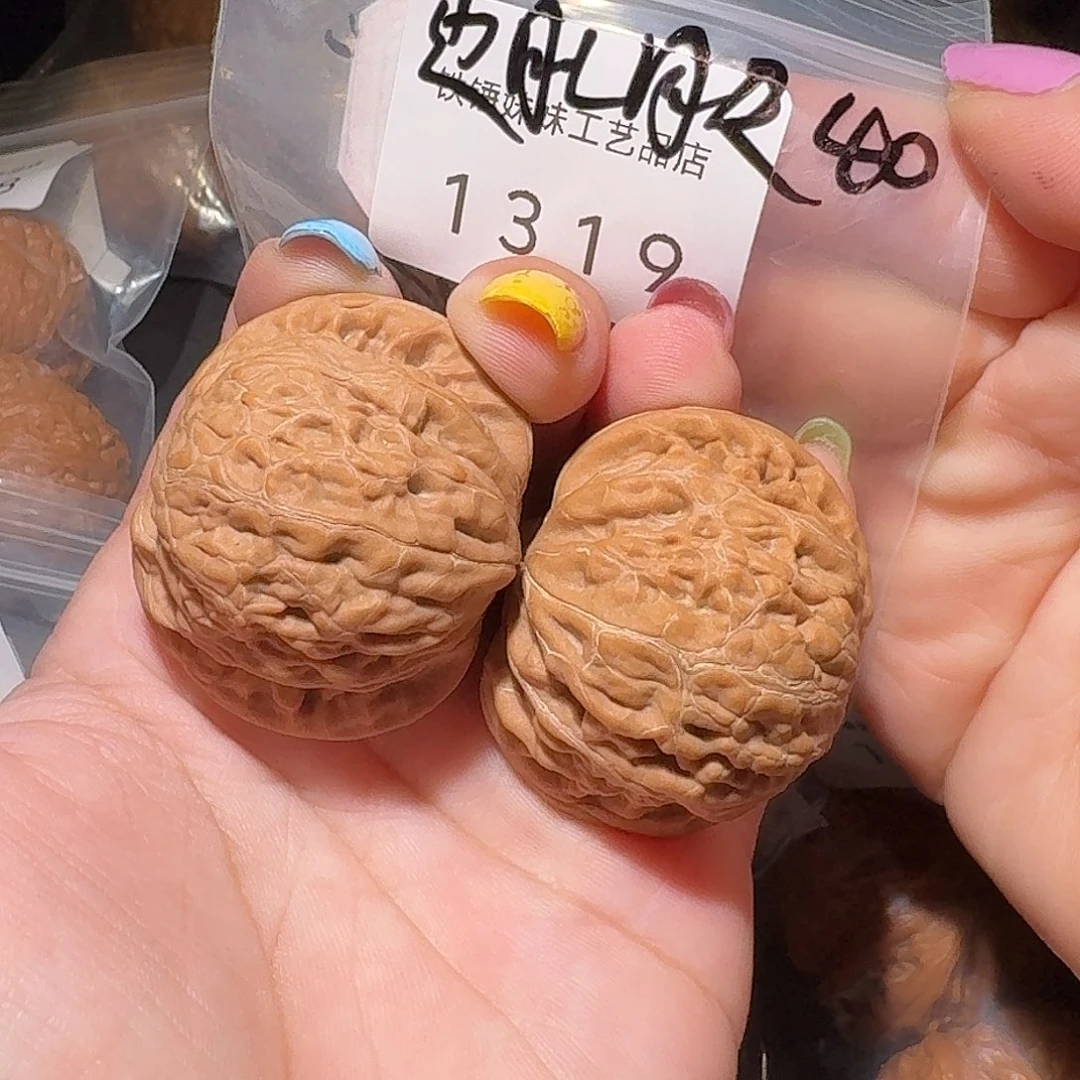 文玩核桃把件铁锤边度同尺40