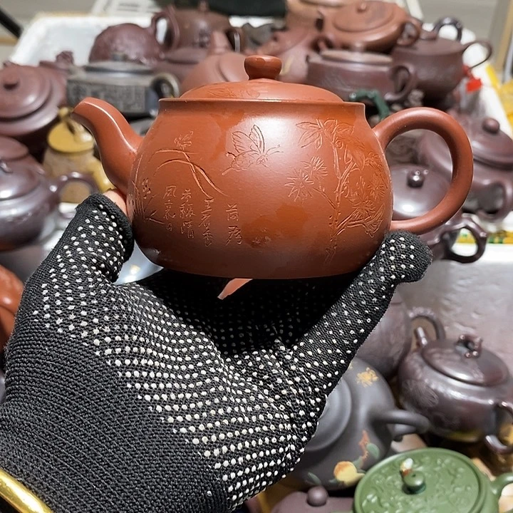 紫砂茶壶微瑕微笑嘴瑕