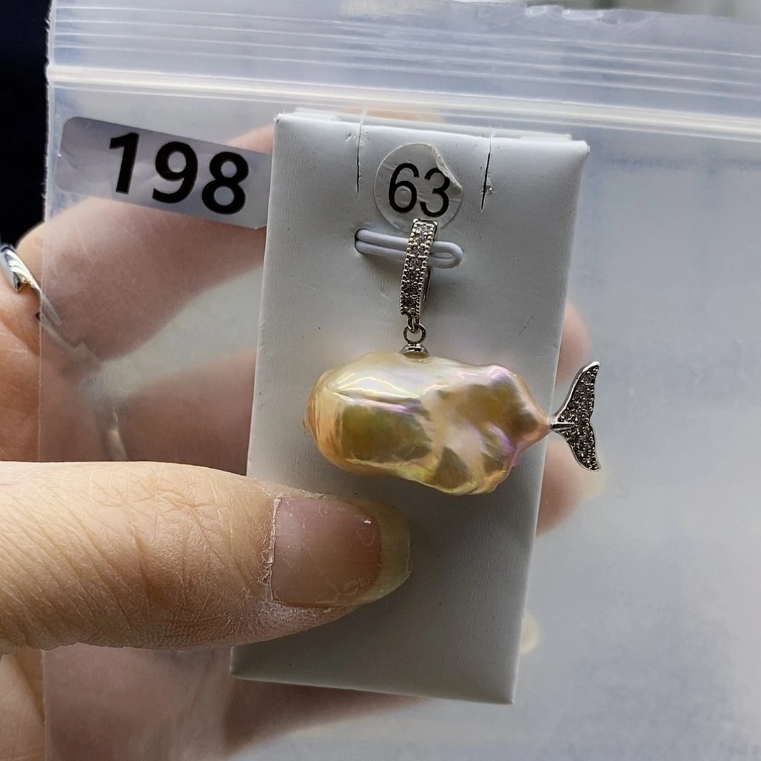 颈饰合金淡水珍珠