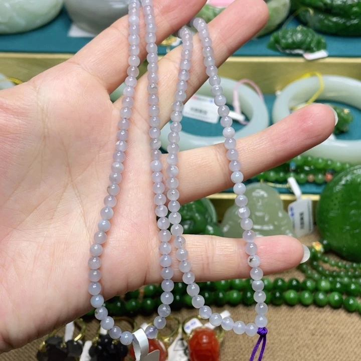 和田玉链子  卡4未镶嵌