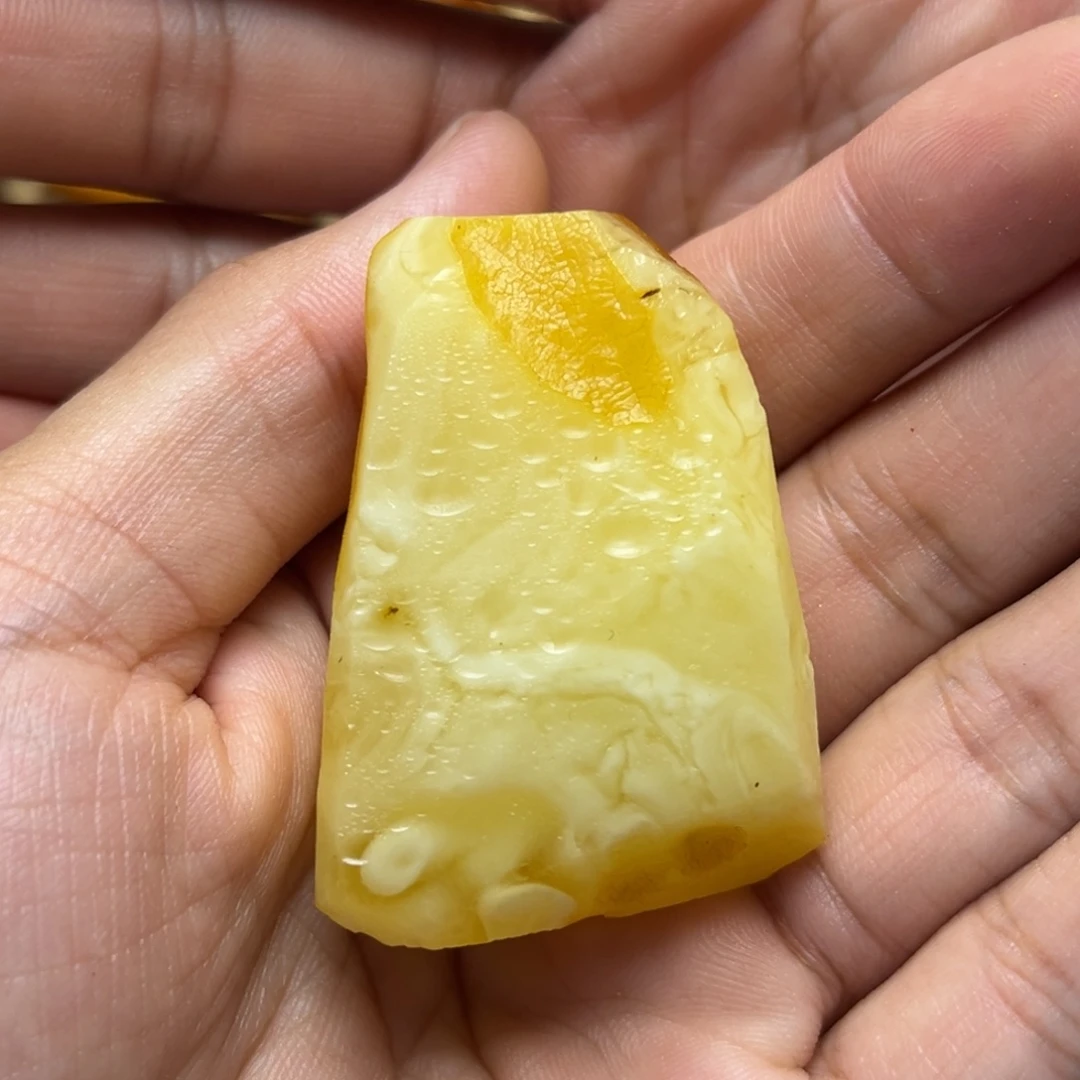 定制琥珀未镶嵌蜜蜡定制梯形牌