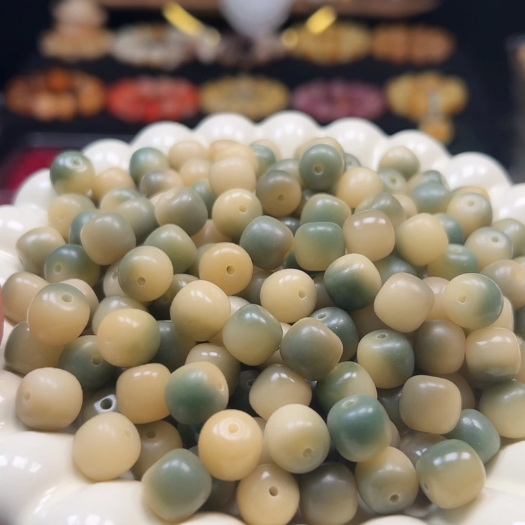 菩提根/象牙果手串卡11青柠桶150颗