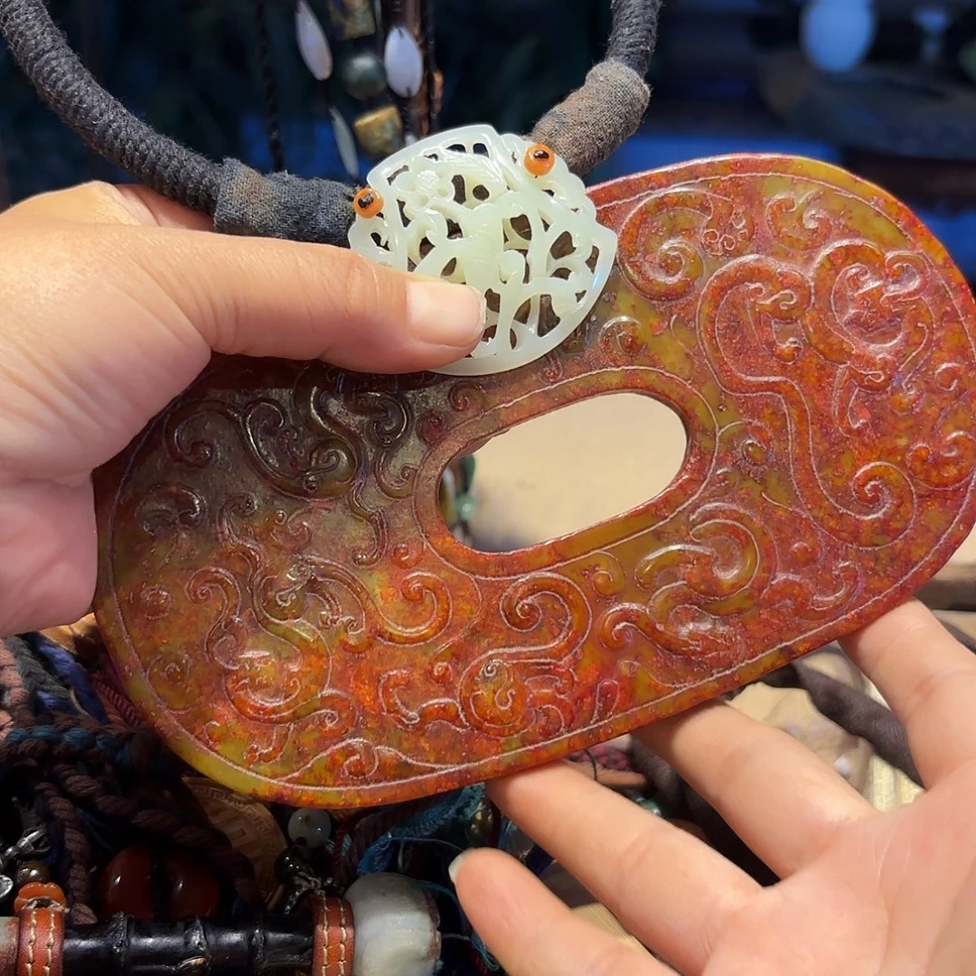 和田玉（糖玉）未镶嵌车挂原创