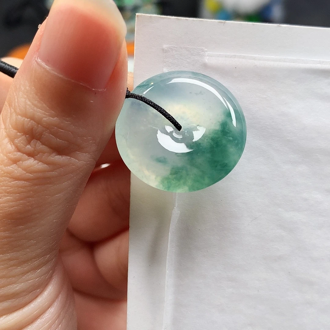吊坠(不含链)未镶嵌翡翠平安扣