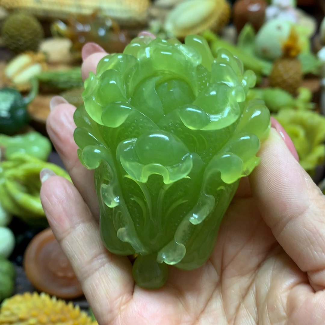 未镶嵌蛇纹石玉手把