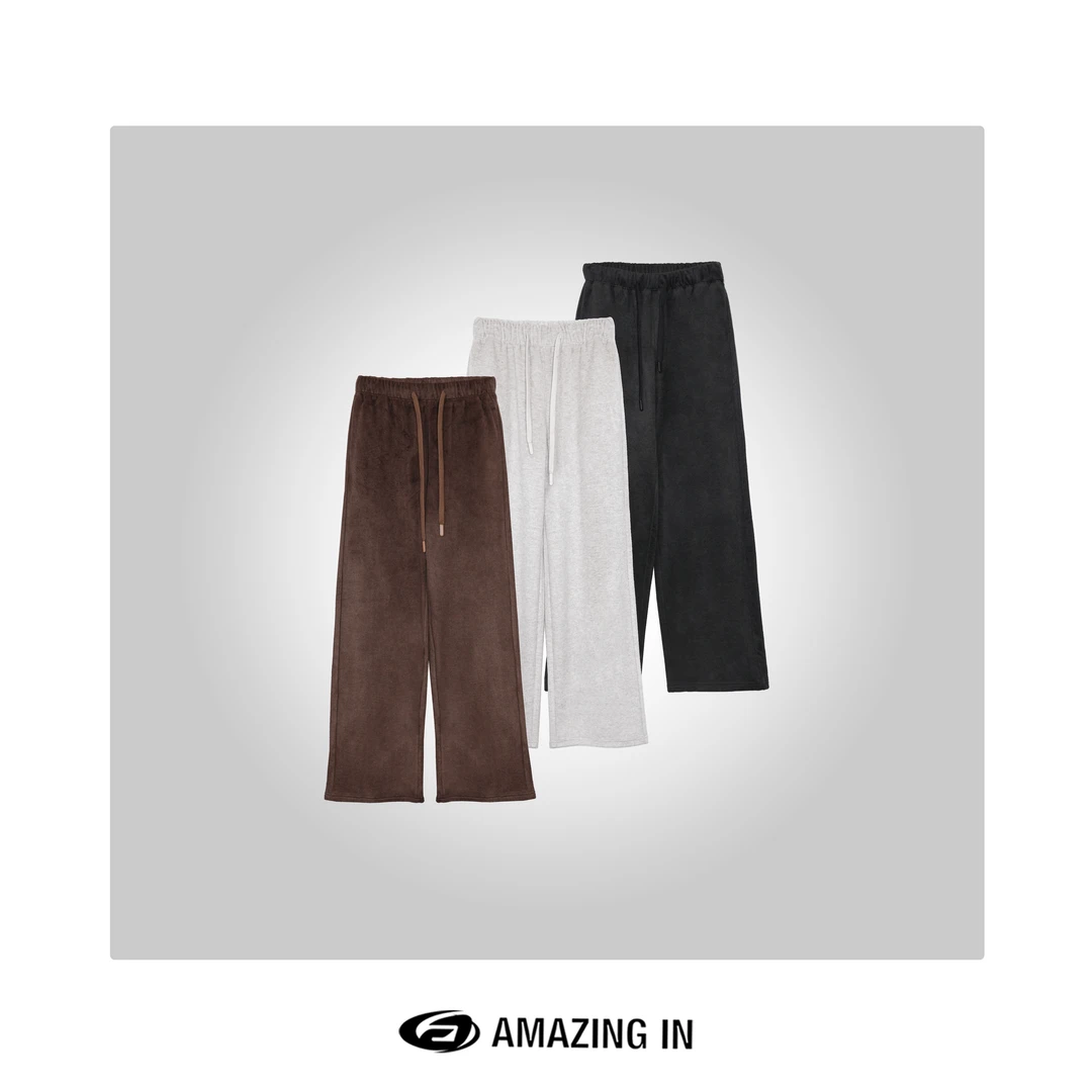 AMAZING IN | 牦牛绒 | 加厚显瘦休闲百搭卫裤女 A250113-TB-2638