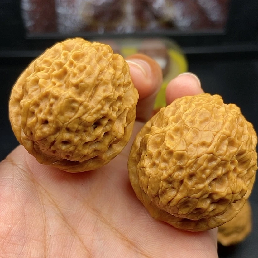 【闪购商品】把件文玩核桃41尺麒麟纹狮子