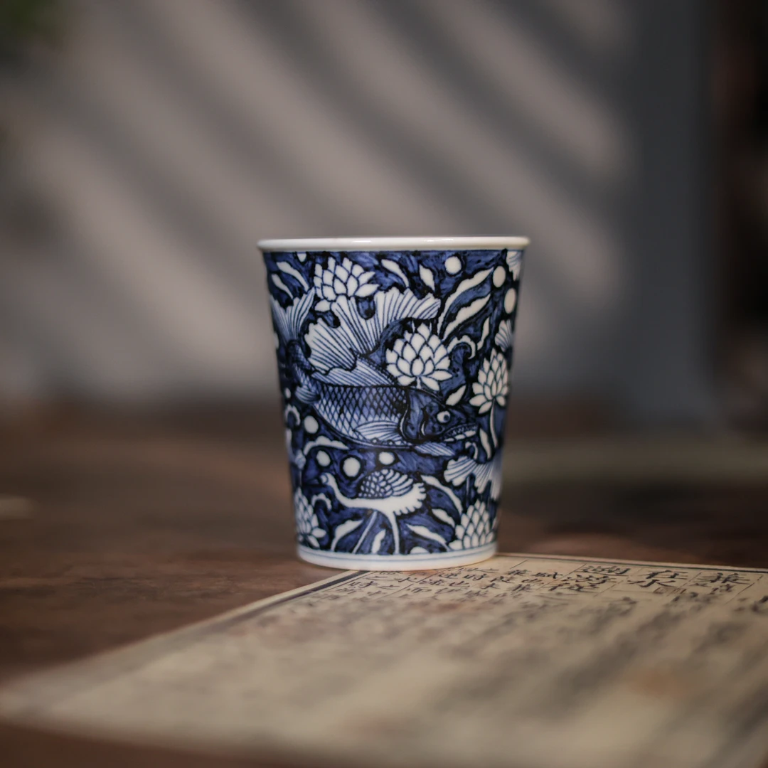 逸古堂-一路连鱼可乐杯-160ml（逸古0033）
