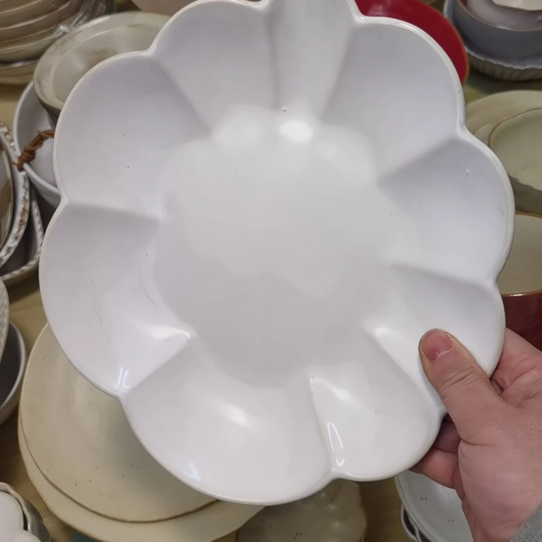 瓷片微瑕初恋系列十寸大盘两个一组