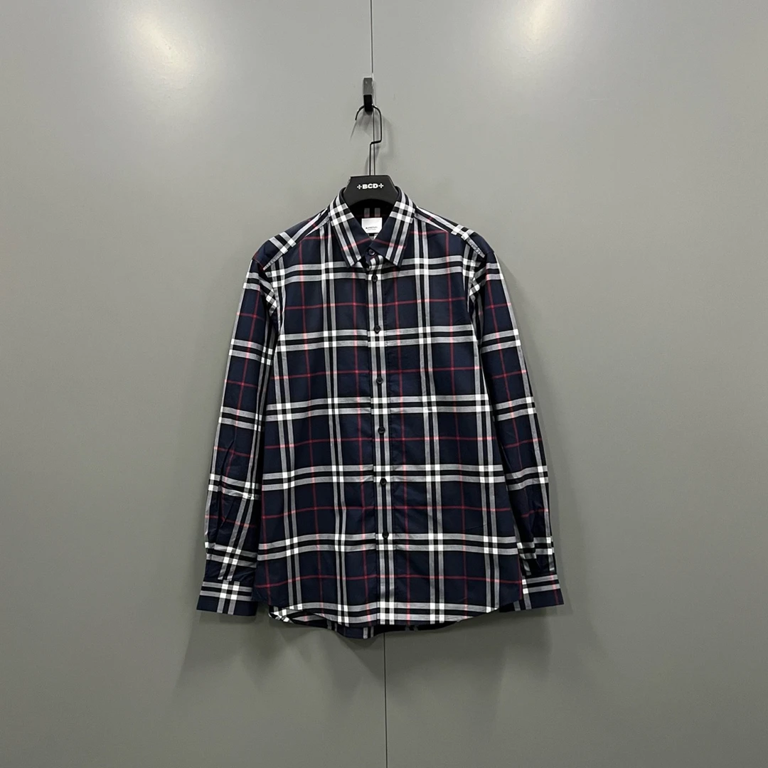 未使用 BURBERRY/博柏利 j4/格纹衬衫020468