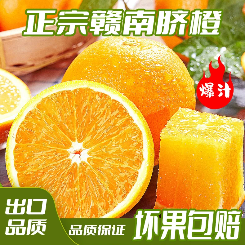 江西赣南脐橙时令脐橙甜橙当季新鲜应季现采现摘多汁手剥