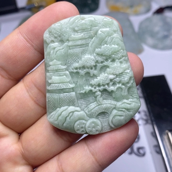 颈饰未镶嵌翡翠翡翠