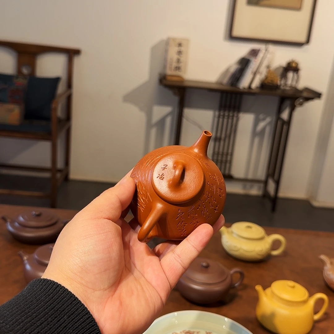 漫***上紫砂茶壶子冶石瓢