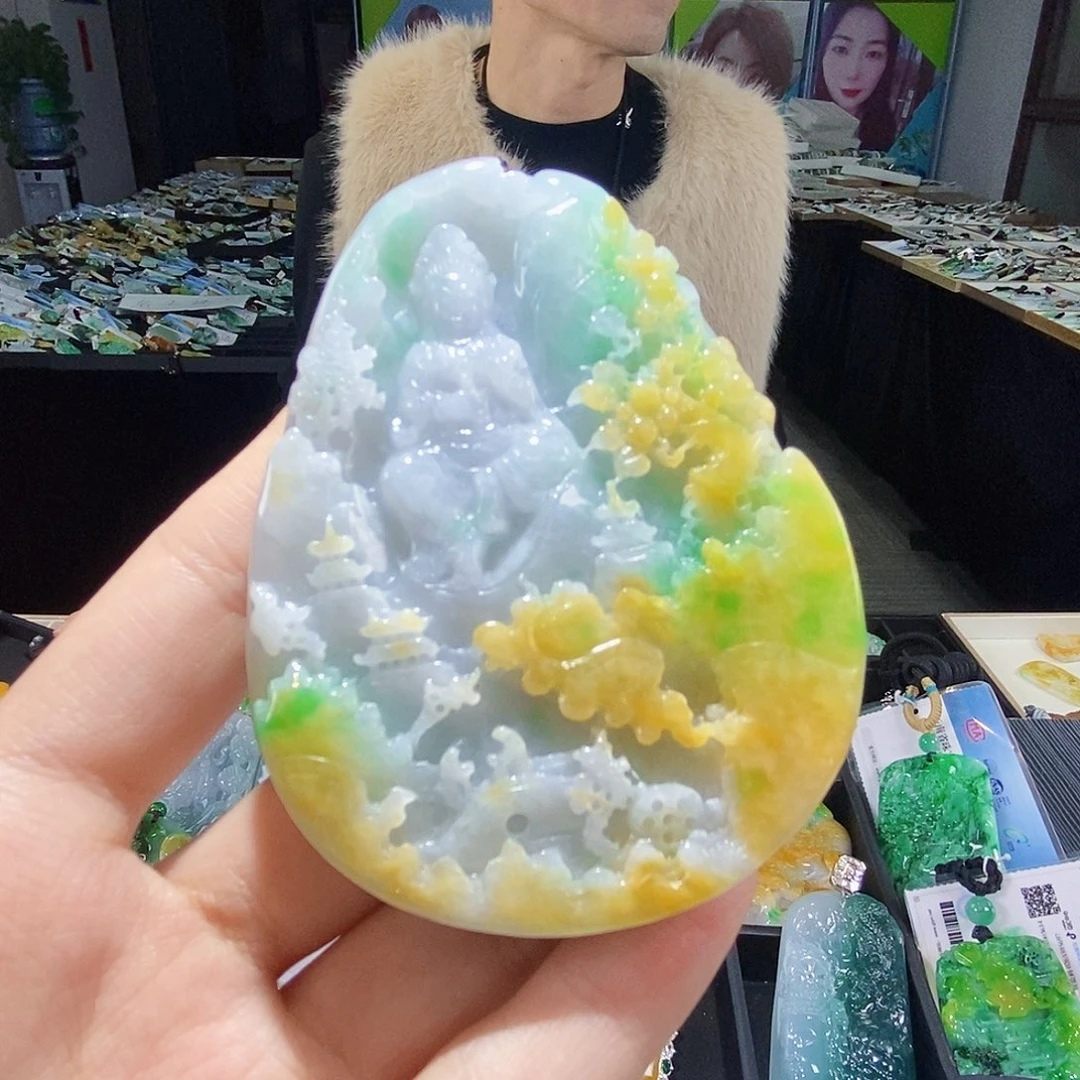 颈饰未镶嵌翡翠翡翠