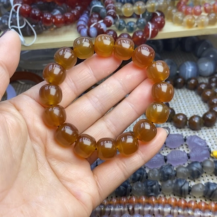 玛瑙/玉髓未镶嵌手链