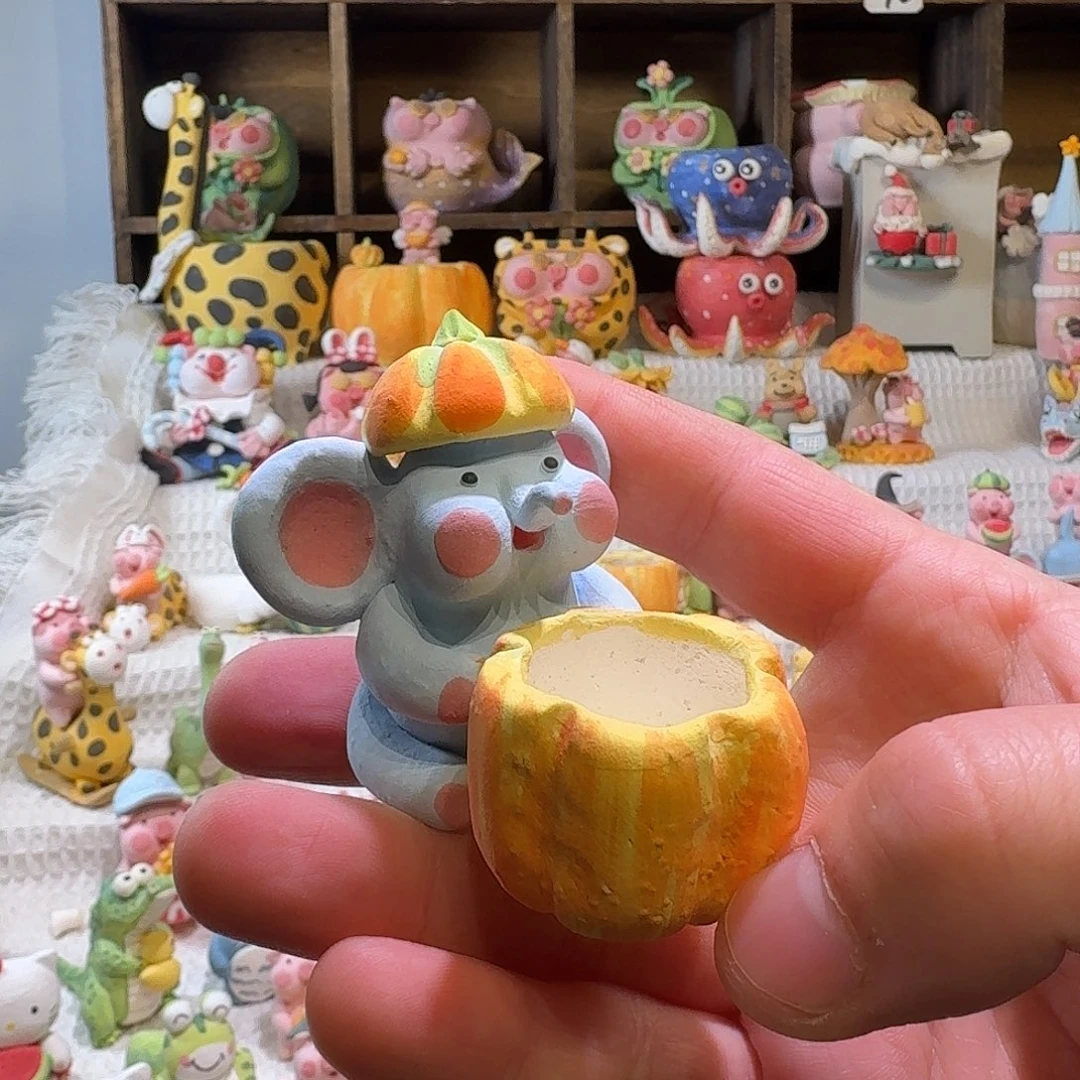 厂家直销手工花盆摆件