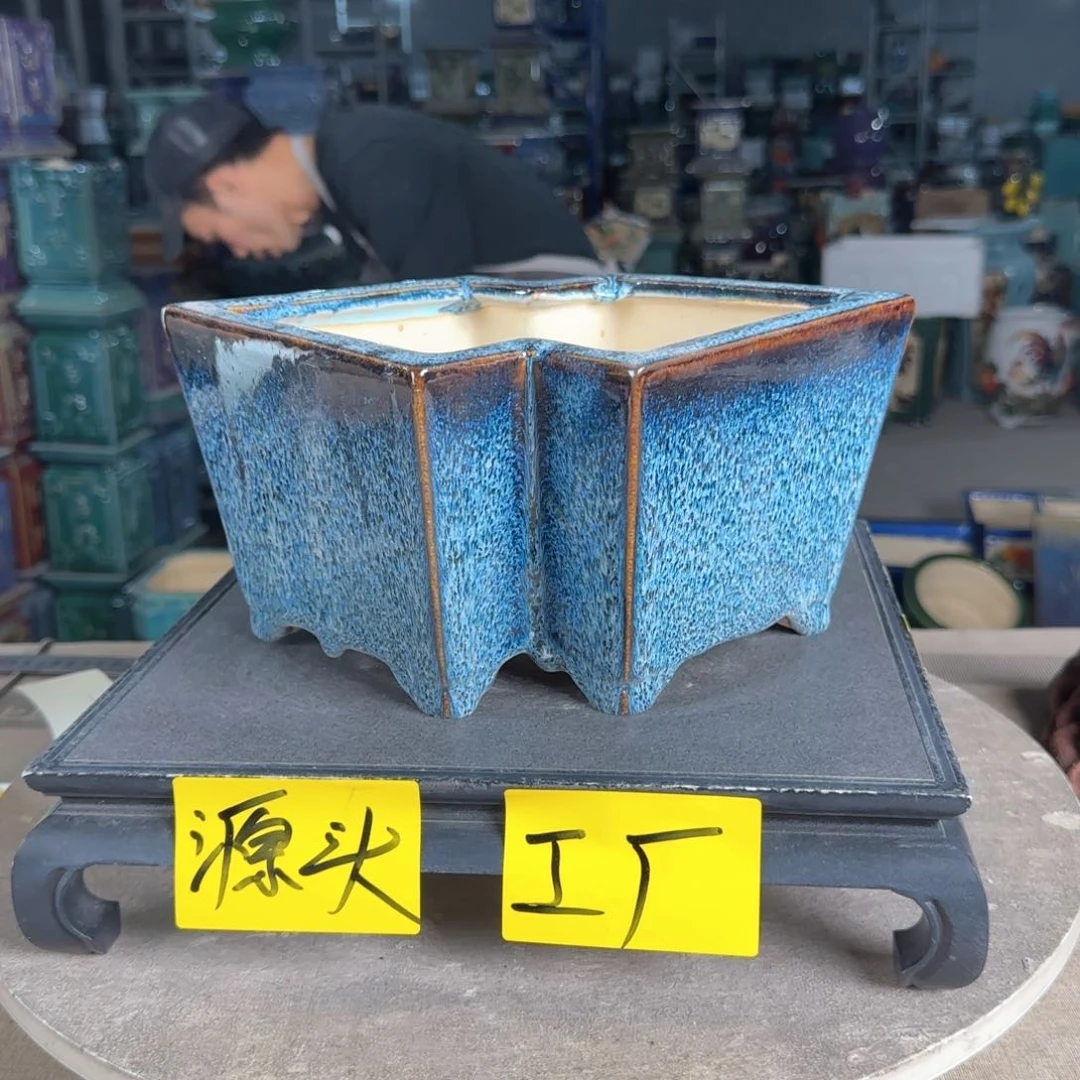 一风堂石湾花盆。微瑕