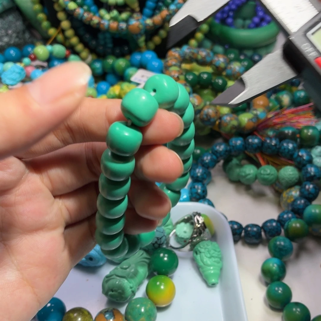 南红玛瑙合金手串