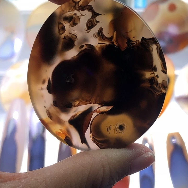 查罗石未镶嵌珠宝半成品164霞