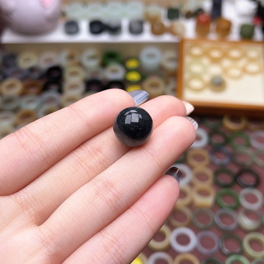 ***和田玉未镶嵌戒指卡14