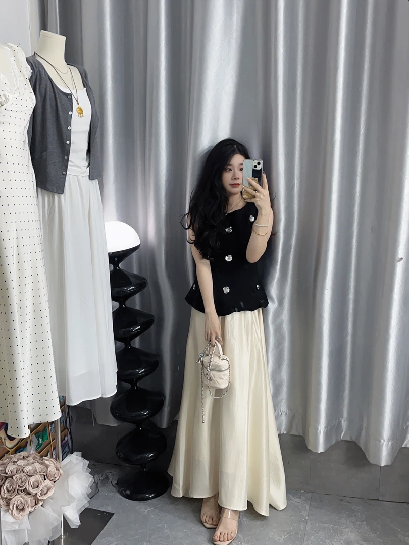 【虎妹推荐】小个子气质重工上衣半身裙（两件套）