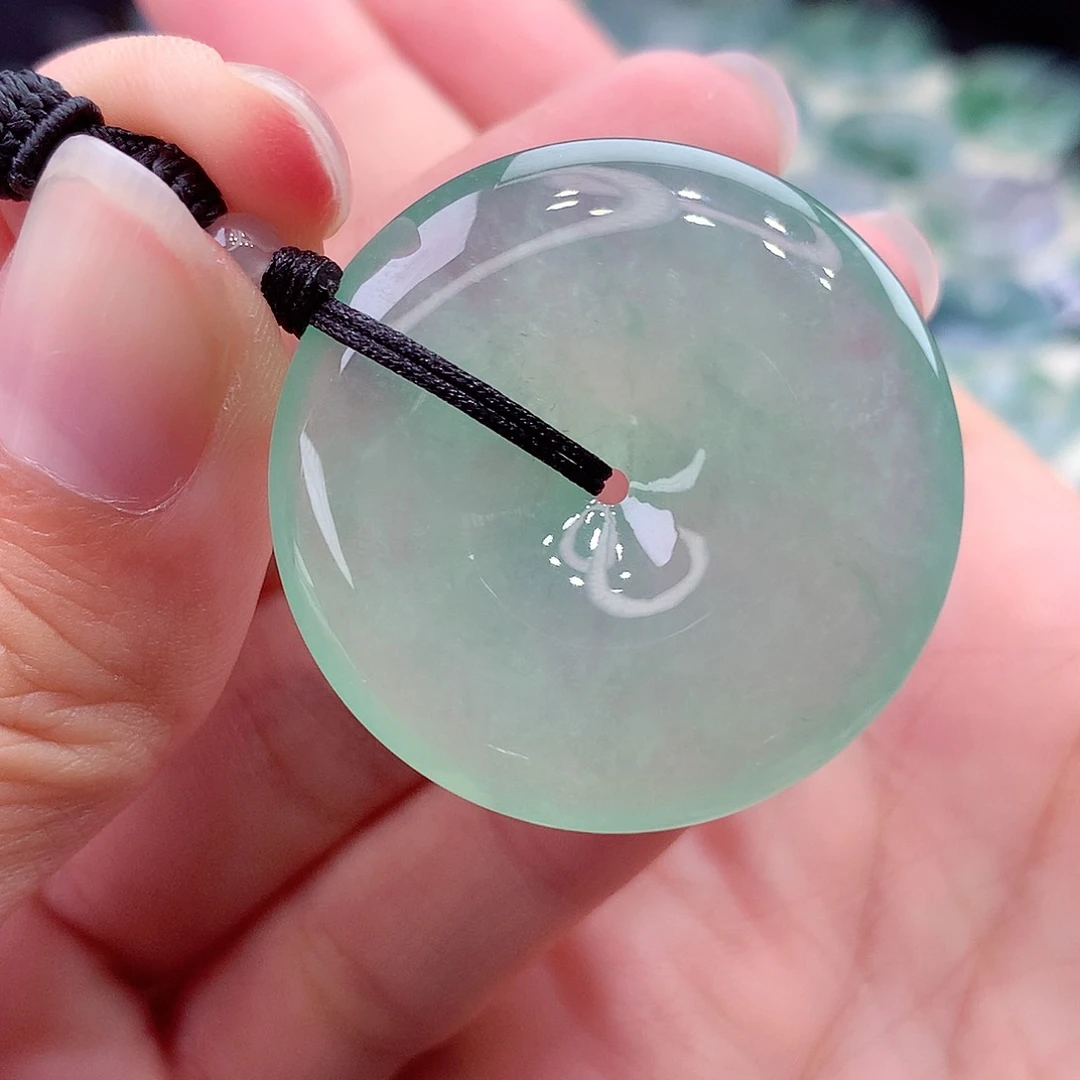 颈饰未镶嵌翡翠编号51尺寸33.7-6.6