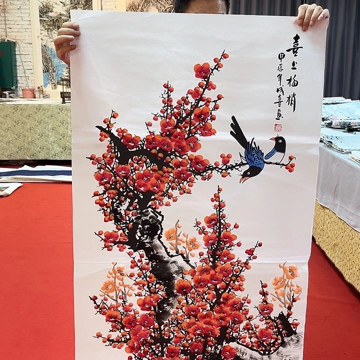 国画手绘国画作品