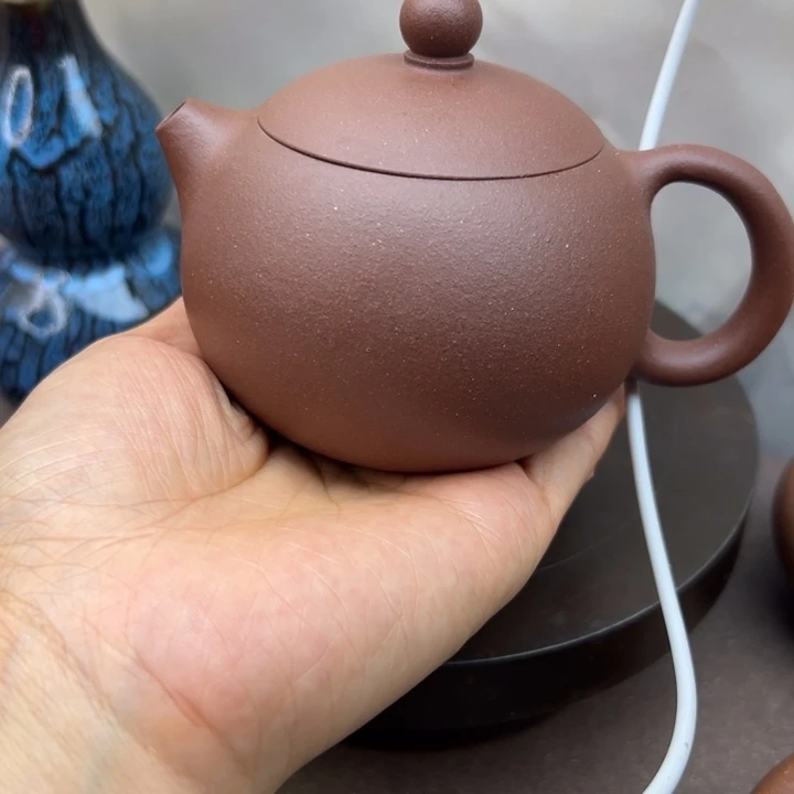 紫砂茶壶紫泥西施230c c