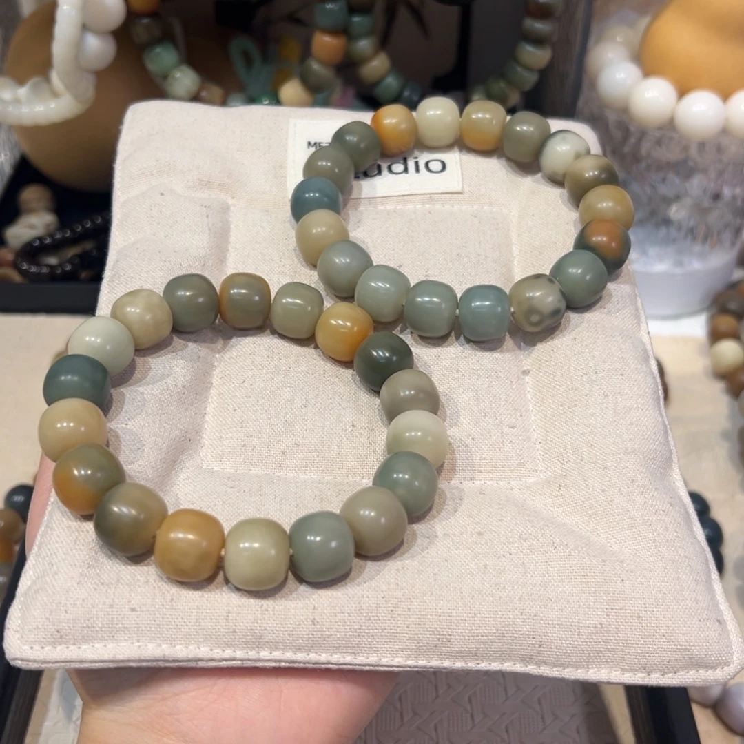 菩提根/象牙果吊坠棕青羽卡14微瑕