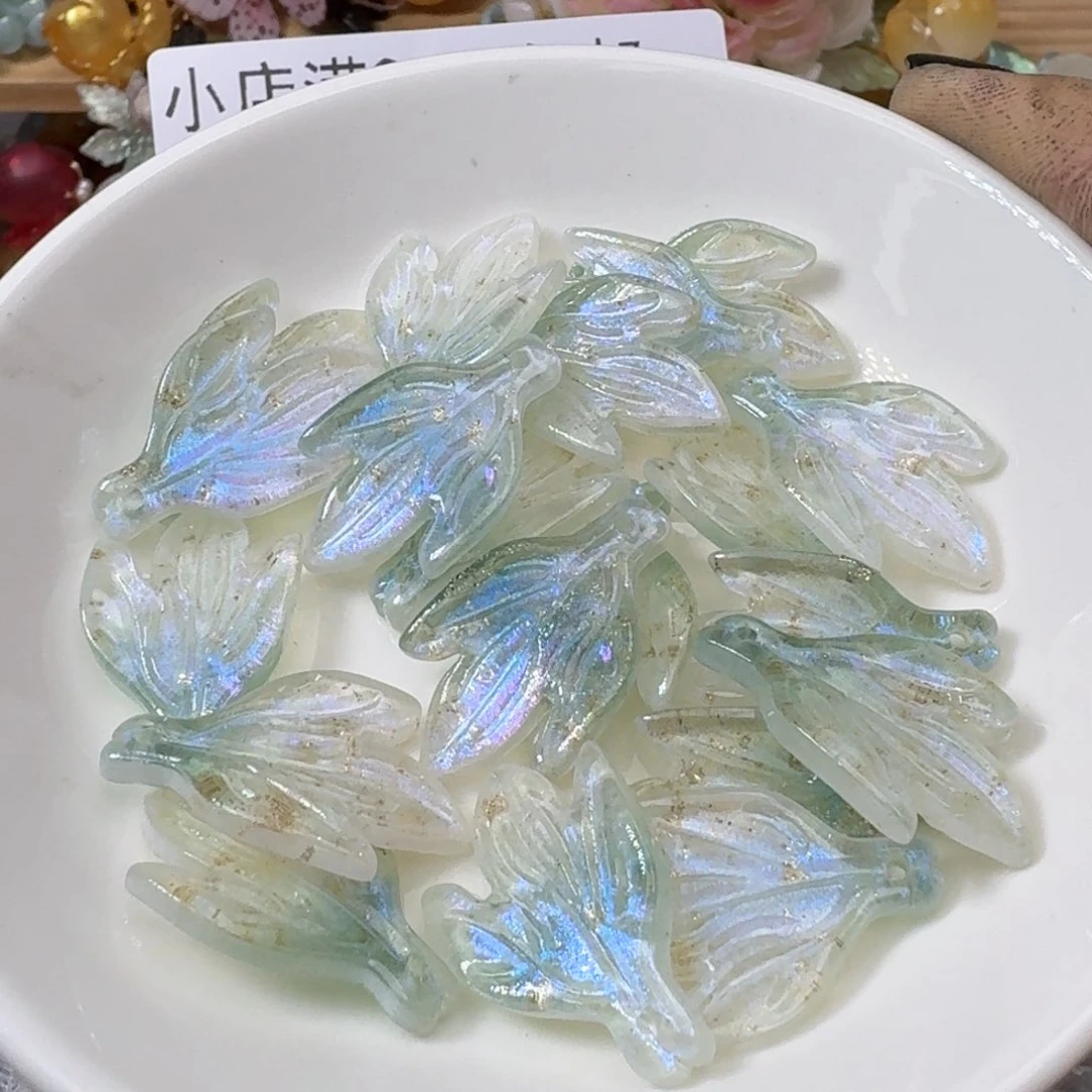 玻璃158号 勺药叶 五十个