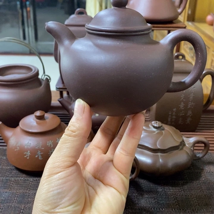 紫砂茶盘全手工大亨掇球紫砂壶