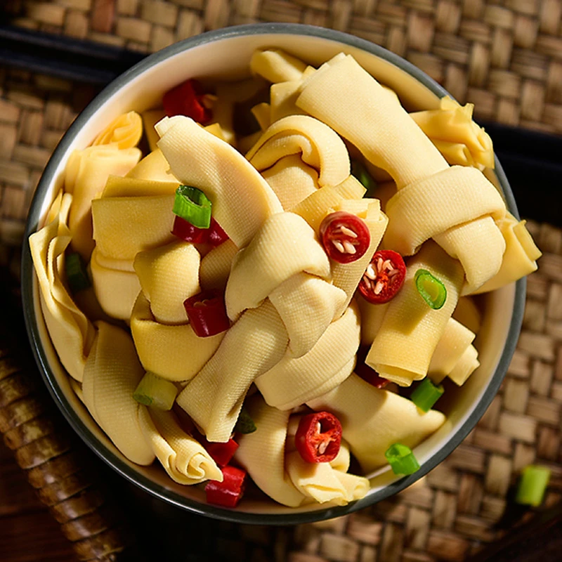 正宗扬州特产薄百叶结千张结豆腐卷新鲜老式手工素食火锅真空保鲜180g袋