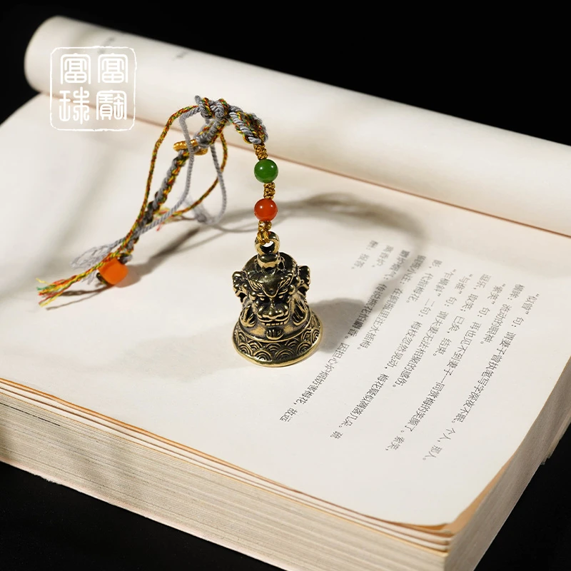 铜吊坠 【铃响安】富富珠宝 铃铛吊坠国风 （天然珠宝多样性发）