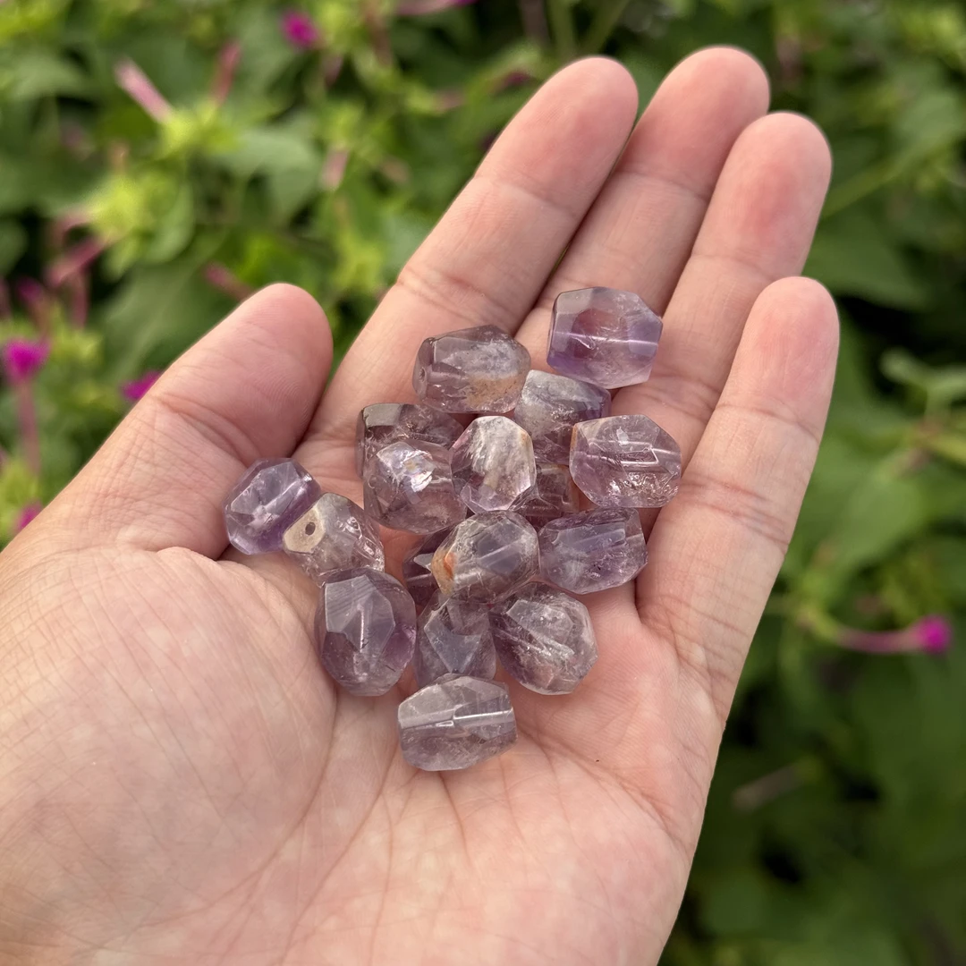 紫幽灵随型单珠约12mm多样性发一