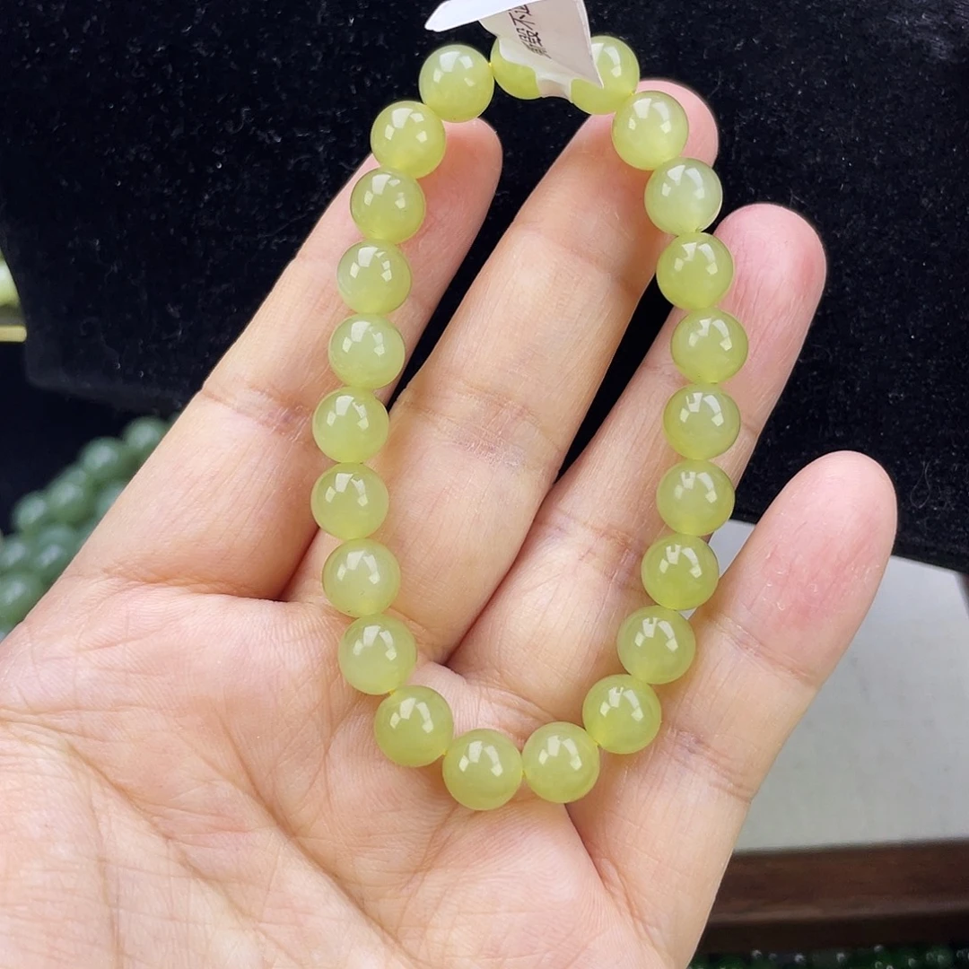 和田玉未镶嵌手链1