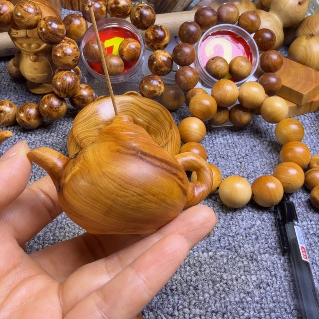 啊***锅崖柏太行崖柏手把壶一个
