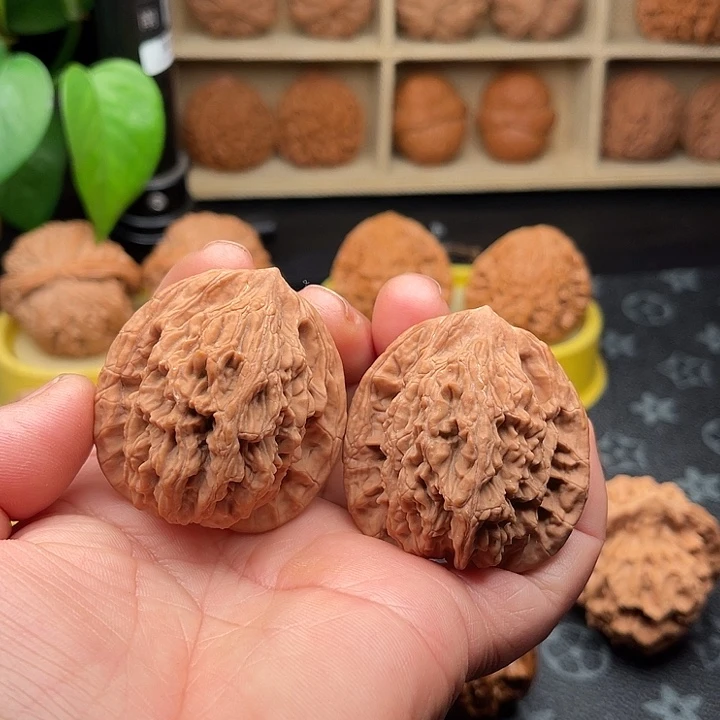 把件文玩核桃全品虎头边44