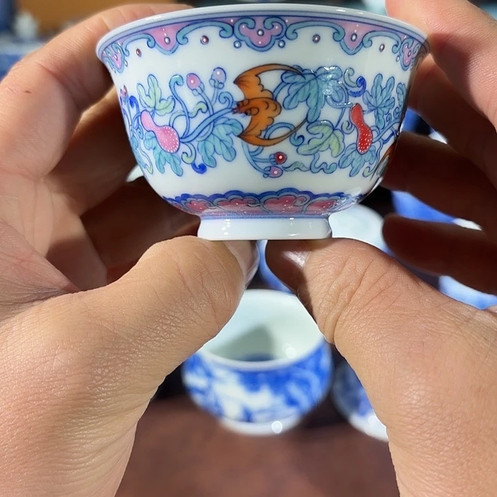 杯子陶手工手绘的陶瓷杯